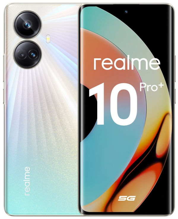 Купить Смартфон realme 10 Pro+ 5G 12/256 ГБ RU, 2 nano SIM, золотой